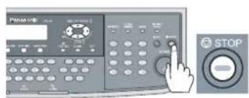 PANASONIC DP-180 - ■Pro zastavení prěnosu - 1
