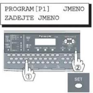 PROGRAM [P1] JMENO ZADEJTE JMENO