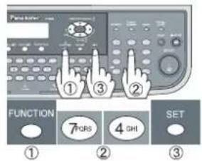 PANASONIC DP-180 - ■Nastavení faxových parametrů - 3