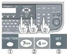 Panasonic FUNCTION 7 PORS 4 GH SET ① ② ③