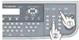 PANASONIC DP-180 - ■Základní ovládání - 5