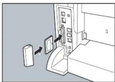 PANASONIC DP-180 - ■Instalace paměťové karty Flash Memory - 2