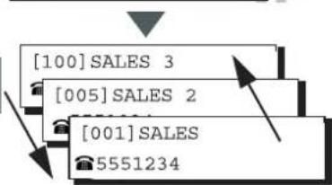 [100] SALES 3 [005] SALES 2 [001] SALES 5551234