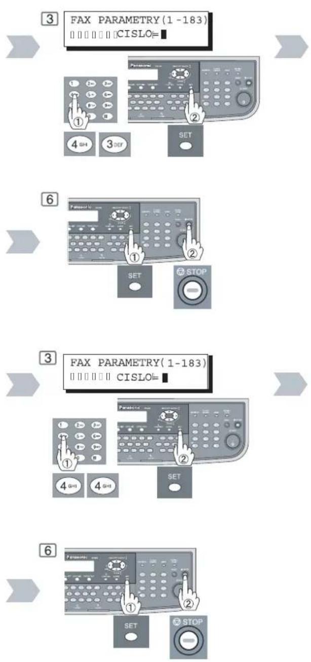 PANASONIC DP-180 - Kompatibilita s dalšími modely strojů - 1