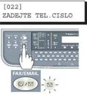 [022] ZADEJTE TEL.CISLO FAX/EMAIL