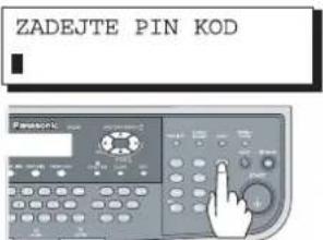 PANASONIC DP-180 - ■Volba s kódem PIN - 3