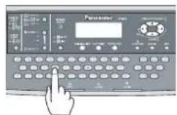 PANASONIC DP-180 - ■Odesilání dokumentů s volbou odesílatele - 3