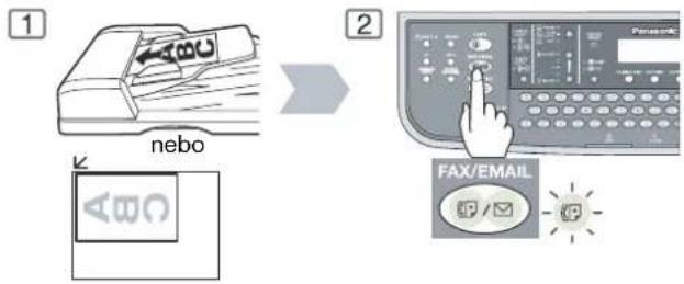 1 nebo 2 FAX/EMAIL