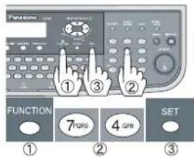 Pigus boch FUNCTION 7PGS 4GB SET ① ② ③