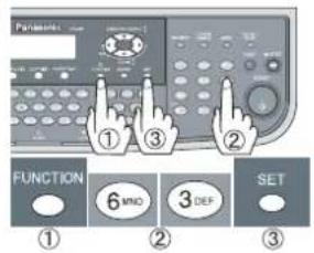 Panasonic FUNCTION 6 VNO 3 DEF SET