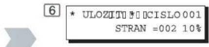 6 * ULOZITTO ICISLO 001 STRAN =002 10%