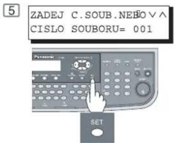 5 ZADEJ C.SOUB.NEBOV^ CISLO SOUBORU= 001 Pensonic SET