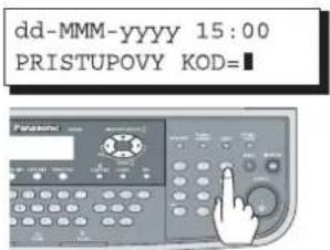 dd-MMM-yyyy 15:00 PRISTUPOVY KOD=■