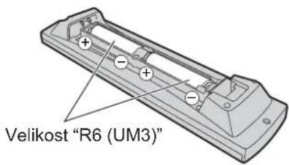 PANASONIC Viera TX-20LB5PG - Vkládání baterií do dálkového ovladače - 2