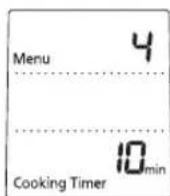 PANASONIC SR-TMX530 - Stiskněte tlačítko a vyberte funkci menu č. 4 Steak. - 1