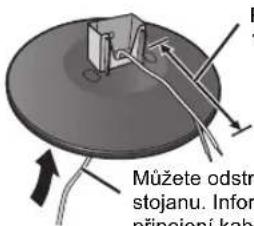 Můžete odstr stojanu. Infor něnojení káb