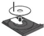 PANASONIC SC-XH10 - Zasuňte disk. - 1