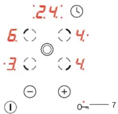:2.4: ① 6. ○ ○ 4. 3. ○ ○ 4. ① - + 0—7