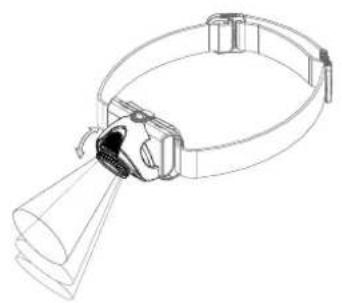 Technical line drawing of a mechanical clamp or connector with a conical tip (no text or symbols)