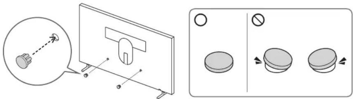 SAMSUNG The Frame UE65LS03NA - Zabránění pádu televizoru - 2
