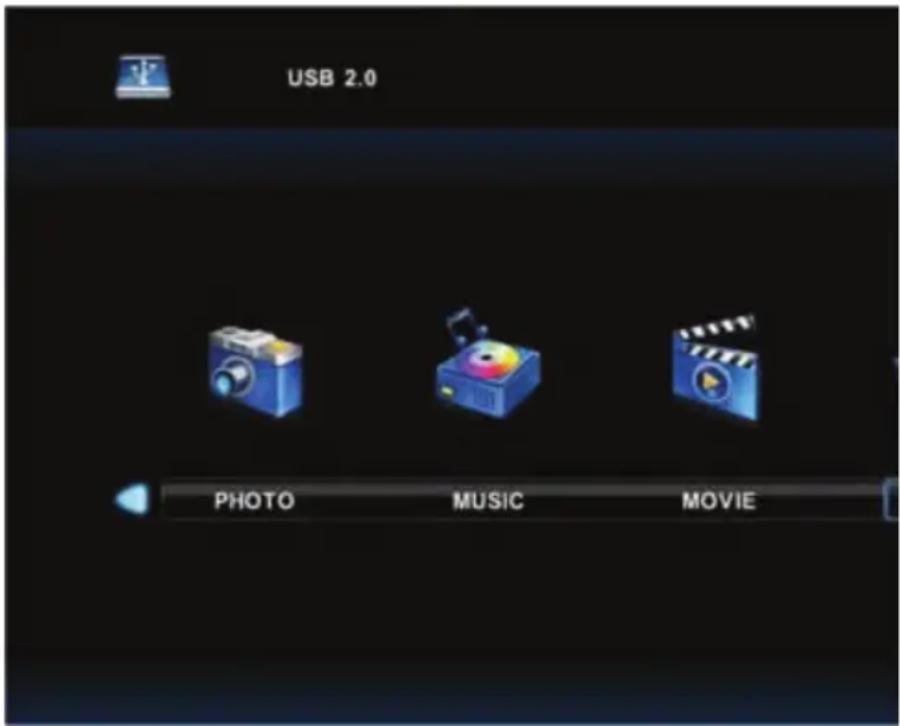 USB 2.0 PHOTO MUSIC MOVIE