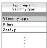 PANASONIC TX-L19D28 - ■Zobrazení seznamu kanálů vybraného typu (režim DVB) - 2