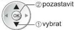 PANASONIC TX-L19D28 - Vyvolání a pozastavení živého televizního programu - 2