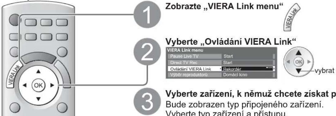 PANASONIC TX-L19D28 - Ovládání VIERA Link - 1
