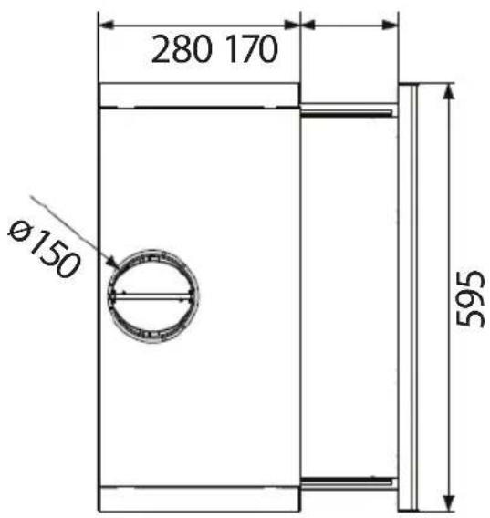 280 170 Ø150 595