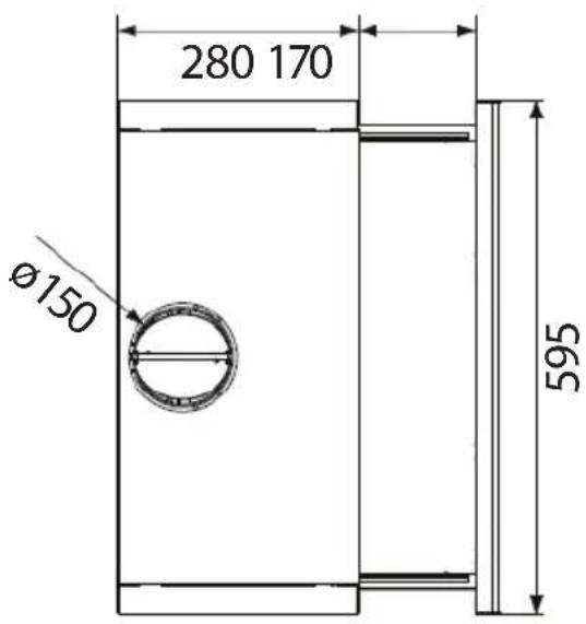 280 170 Ø150 595