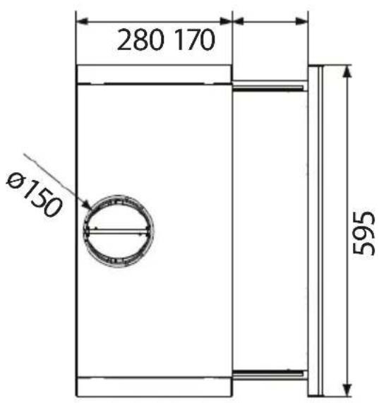 280 170 Ø150 595
