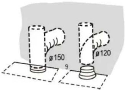 Ø150 9 Ø120