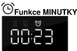 Funkce MINUTKY 00:23