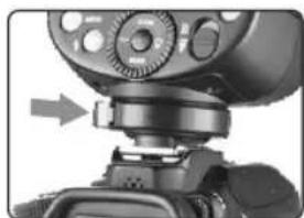 GODOX Speedlite V1 Canon - Attaching to a Camera - 1