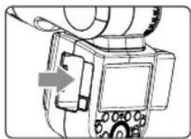 GODOX Speedlite V1 Canon - - Loading and Unloading the Battery - 1