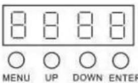 8 8 8 8 MENU UP DOWN ENTER