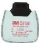 3M HF-802SD - 3M™ Secure Click™ Half Mask Reusable Respirator HF-800 Series. - 20
