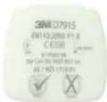3M HF-802SD - 3M™ Secure Click™ Half Mask Reusable Respirator HF-800 Series. - 21