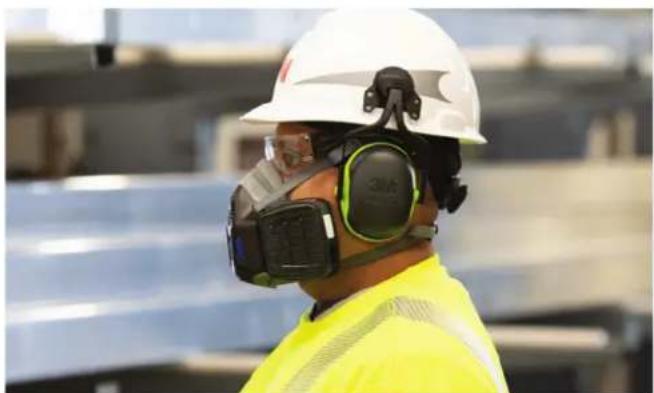 3M HF-802SD - 3M™ Secure Click™ Half Mask Reusable Respirator HF-800 Series. - 7