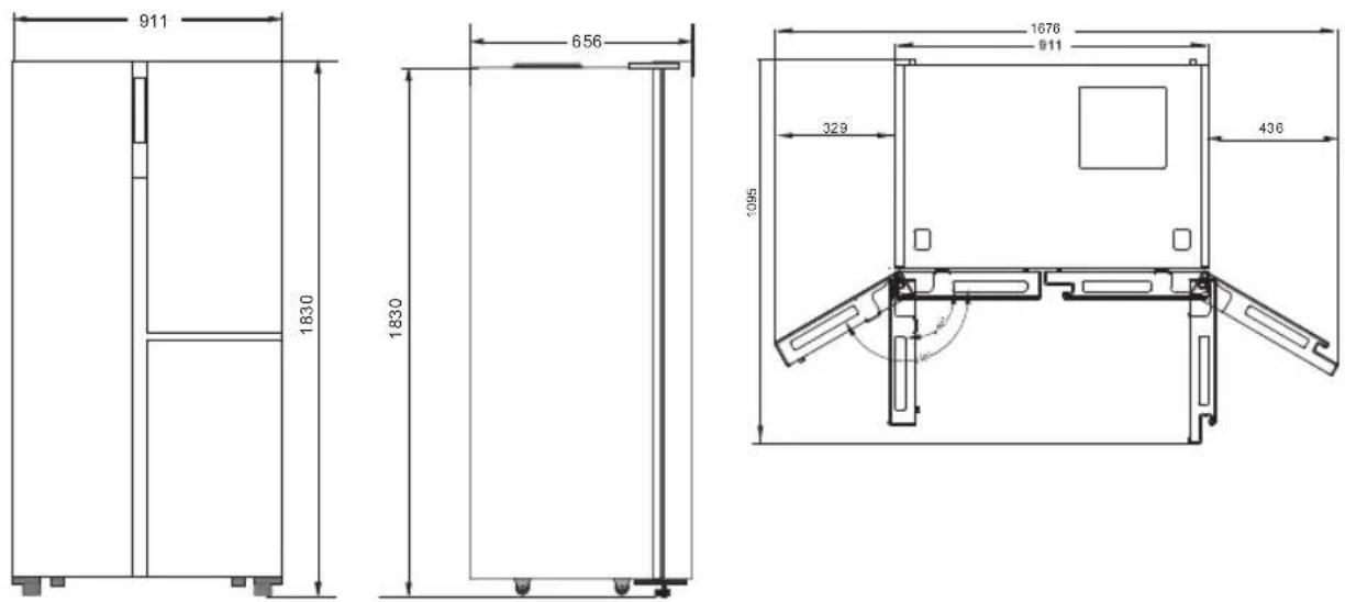 Concept LA7791SS - WYMIARY URZADZENIA - 1