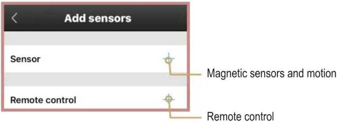Add sensors Sensor Magnetic sensors and motion Remote control Remote control