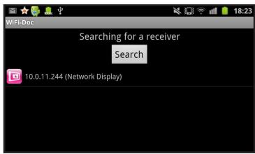 OPTOMA ZX210ST - Utilisation de WiFi Doc sur l'Android - 2