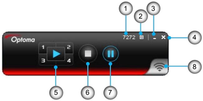 Optoma 1 2 3 7272 回 | - x 5 6 7 8