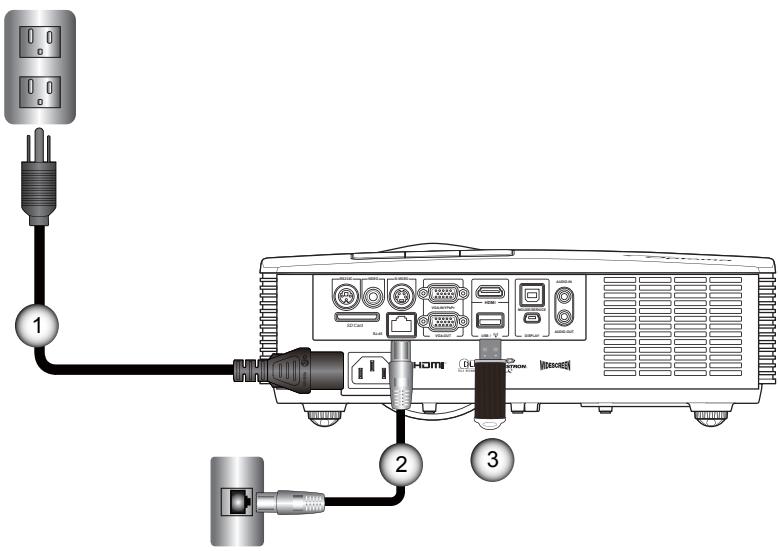 OPTOMA ZX210ST - Se connecter à un réseau - 1