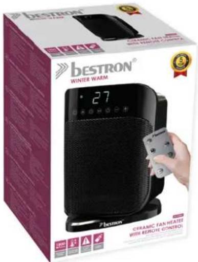 BESTRON® WINTER WARM 27 BESTRON® CERAMIC FAN HEATER WITH REMOCH CONTROL