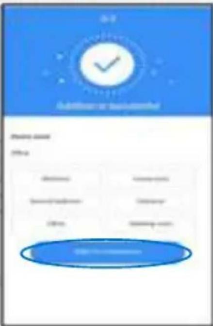 System login screen with checkmark icon and form fields for user profile and account details