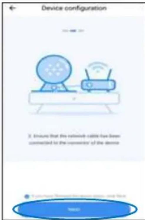Device configuration X. Ensure that the network cables have been connected to the controller of the device • Connection Devices are not closed