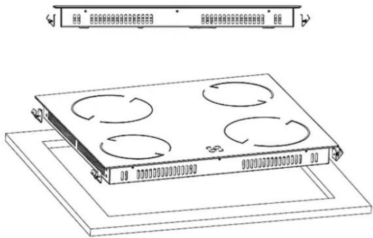 SCHNEIDER SMOC 13-DO - Installation of the hob - 1