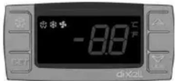 Scancool OTF 87 BE - Ställa in lagrings- temperaturen - 1