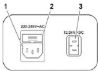 1 2 220-240V-AC 3 12/24V DC